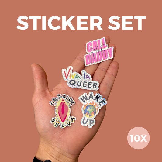 The Statement Sticker - La Dolce Vulva 10er Set